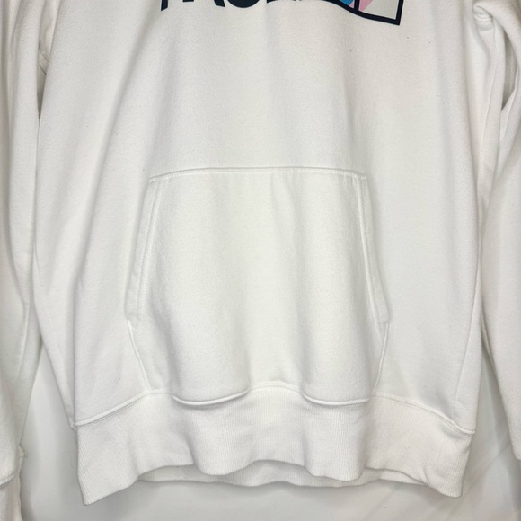 The North Face Pride Hoodie White with Rainbow Logo Size Small - Picture 5 of 8